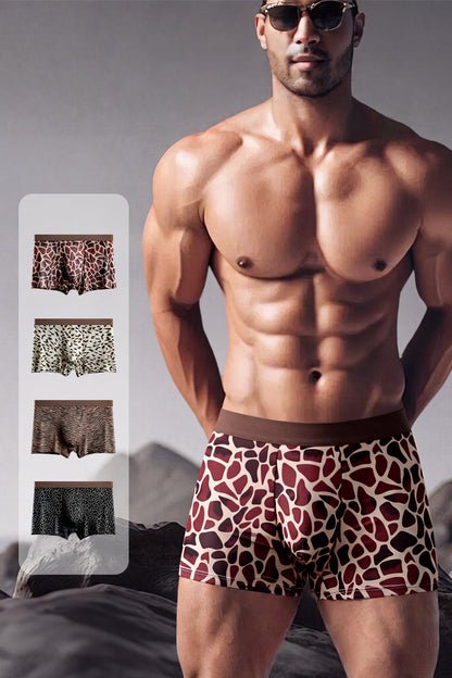 Men's Trendy Leopard Print Boxer Shorts