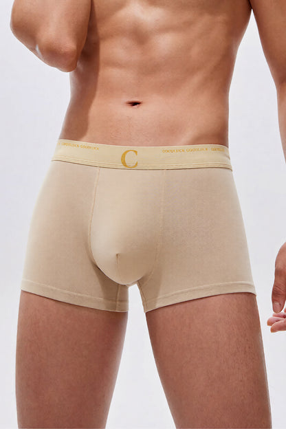 Fashion Solid Men's Boxer Briefs