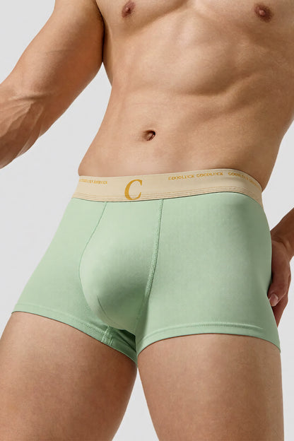 Fashion Solid Men's Boxer Briefs