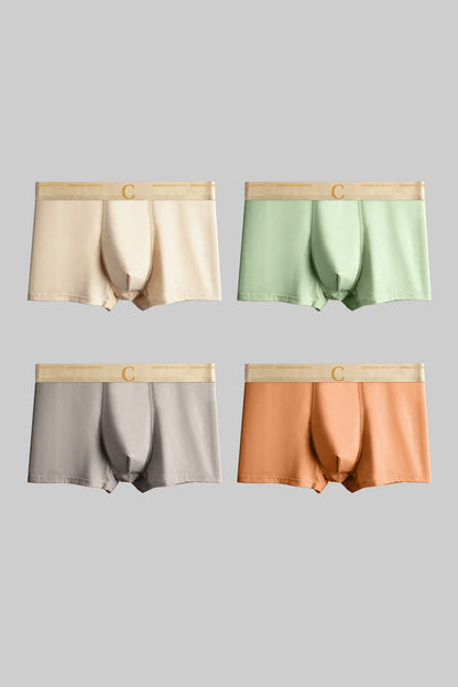 Fashion Solid Men's Boxer Briefs